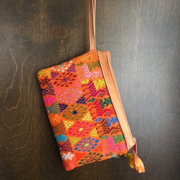Trades of Hope Handbags - Trades of Hope Mosaic Multicolored Embroidered Clutch